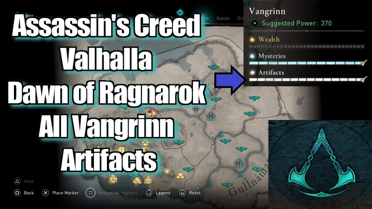 Assassin's Creed Valhalla Dawn of Ragnarok Vangrinn Artifacts Guide ...