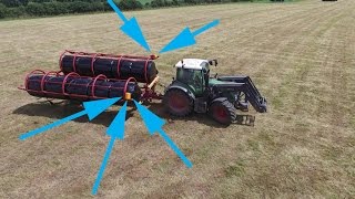10 Bale Chaser with Bale feed assist rollers Keltec