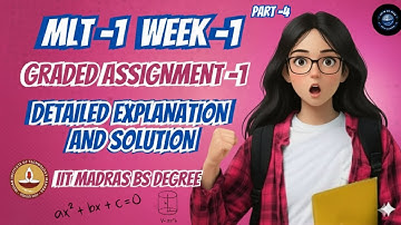 Machine Learning Techniques (MLT) WEEK 1 Graded Assignment Solutions Part -4 | IIT Madras BS Degree