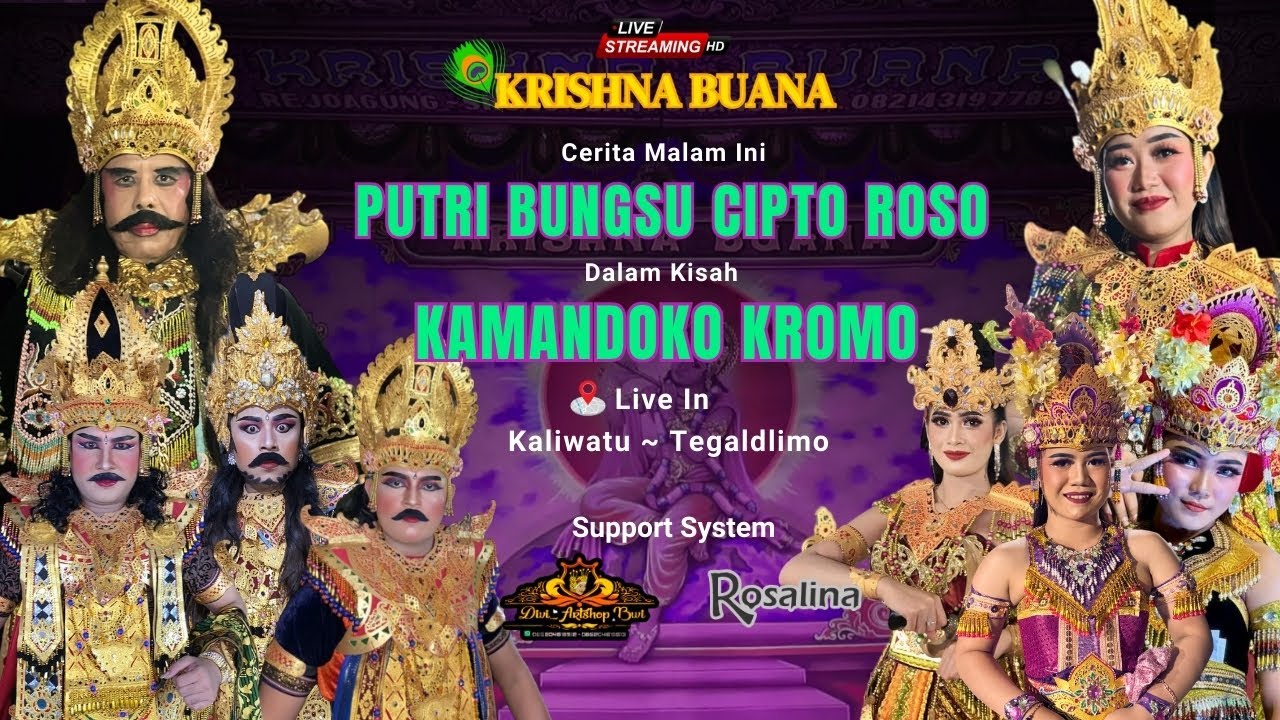 Kamandoko Kromo l KRISHNA BUANA (LIVE. Persen, Kedungasri, Kec. Tegaldlimo).