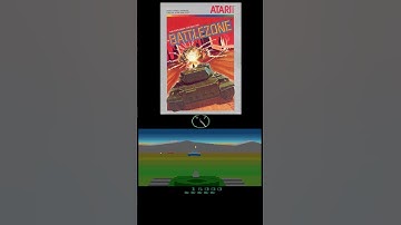 Atari 2600 Box Art vs Game Play - BattleZone - 1983