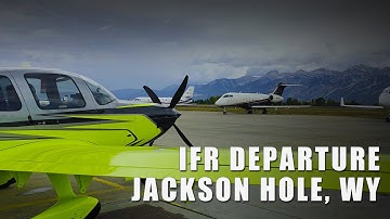 Icy Standard Instrument Departure (SID) from KJAC to KOLZ to KPWK in a Cirrus SR22T G7