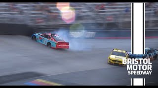 Bubba Wallace wrecks in All-Star Open | NASCAR at Bristol