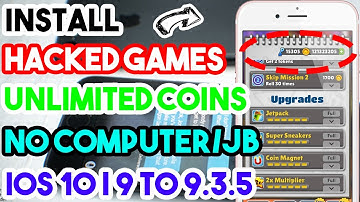 Updated New Install Hacked Games Unlimited Coins No Jailbreak iOS 10/9.3.5/9.3.3 On iPhone/iPod/iPad