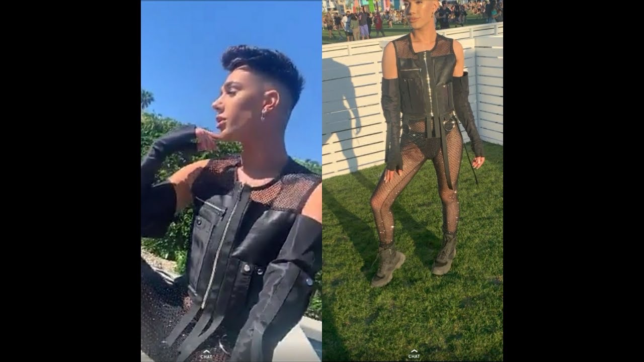 James Charles Goes To Day 1 Coachella SnapChat Story - YouTube.