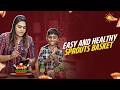 Healthy and nutritious sprout Basket😍 | Kutties Kitchen | Adithya TV
