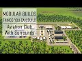 Aviation Club & Surrounds - Cities Skylines Modular Builds - No Mods (Mini Build Guides)