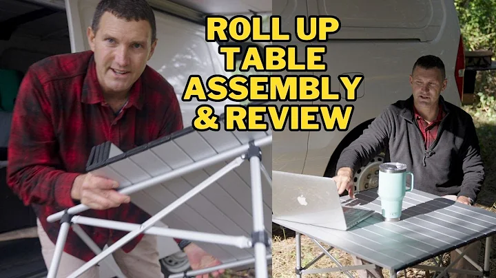 Roll Up Table Coleman/Wanderer/Spinifex Square Aluminium Folding/Foldable Camping Table Setup Review
