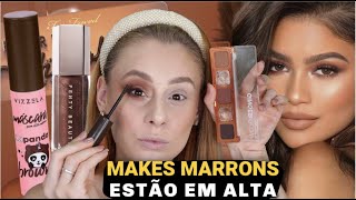 MAQUIAGEM SEXY para FAZER EM CASA em TONS MARRONS