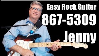 Video thumbnail of "867-5309 Jenny Guitar Lesson | Easy Rock Guitar Tutorial | Tommy Tutone"