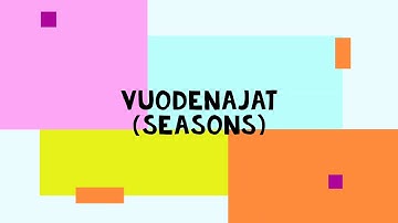 The Finnish language for beginners ( weather/sää) (lesson 15)