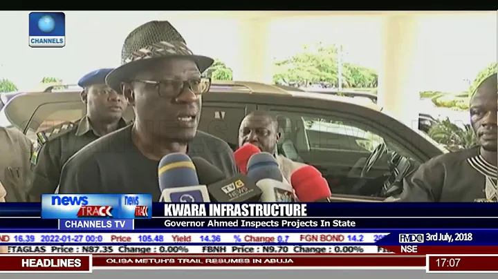 Governor Ahmed Inspects Projects In Kwara State