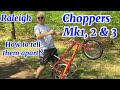 Raleigh Chopper Mark 1,2 and 3 The differences How to tell them apart