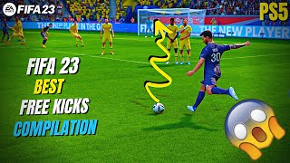 🔥 INSANE FIFA 23 Best Free Kicks Compilation PS5™ ft. Ronaldo Messi Neymar