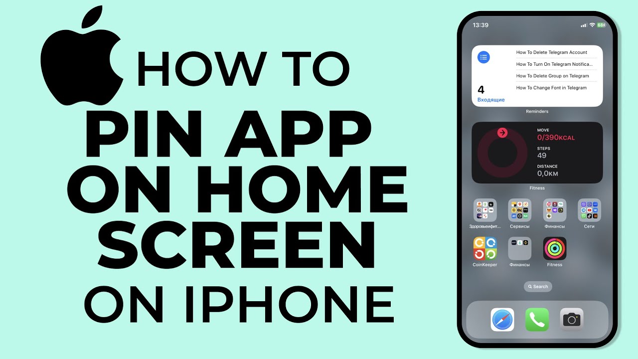 Pin on Homescreen iphone