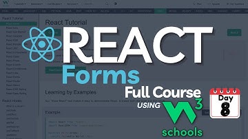 🔥 React for Beginners: React Forms Tutorial | How to handle Forms in React | React using W3Schools