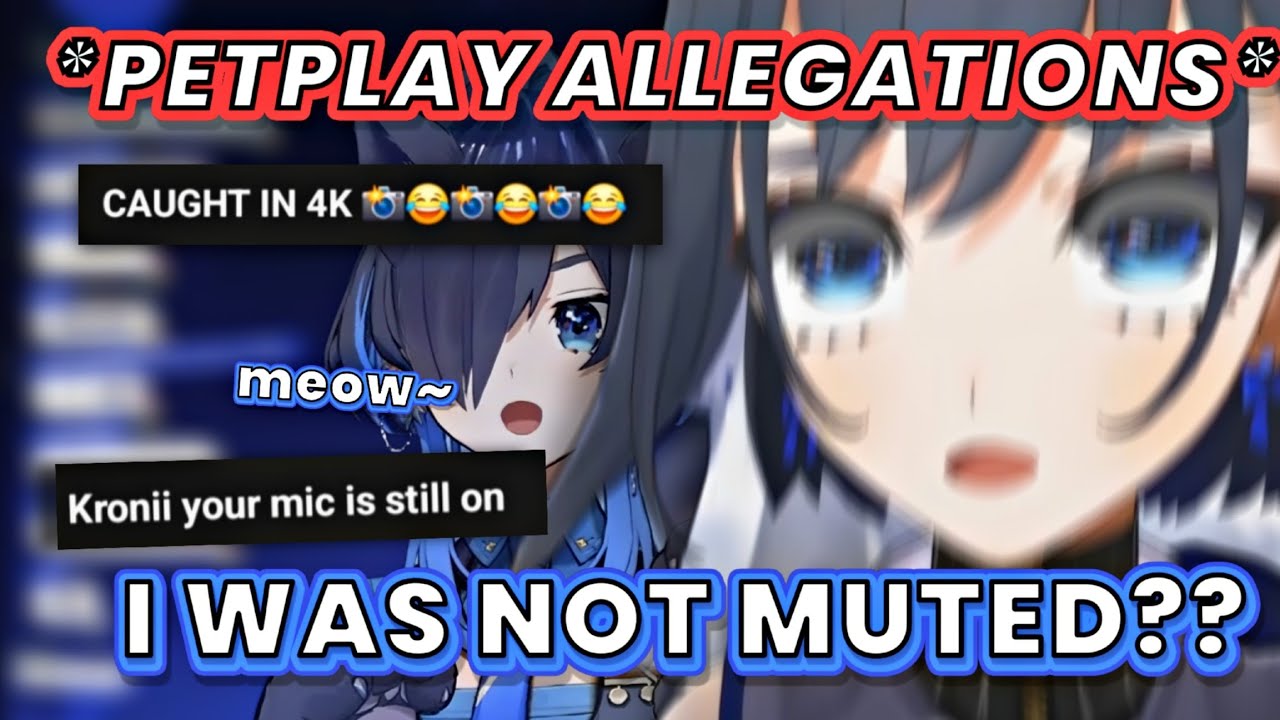 Kronii forgot to mute while addressing petplay allegations and was CAUGHT IN 4K [HololiveEN]