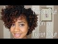 A "Twist Out on a Twist Out" Natural Hair Tutorial