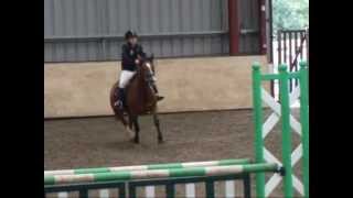 Ross and Mopsy first time jumping 2ft.6 at sunnybank equestrian center.... 19/ 8 /12