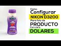 Como Configurar Nikon D3200 para fotografía de Producto.