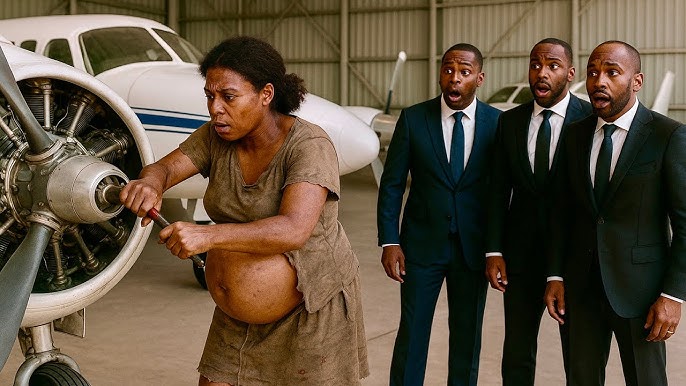 A Homeless Pregnant Woman Fixes Airplane Engine & Saves Billionaire’s  Company #folktalesstory