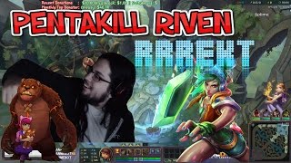 Annie Bot & Imaqtpie - PENTAKILL RIVEN RRREKT  - Season 7 Flex-Queue