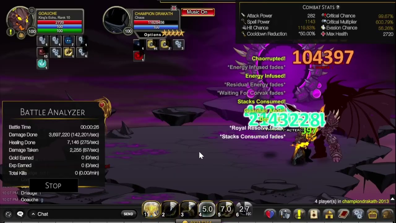 AQW King's Echo Champion Drakath 