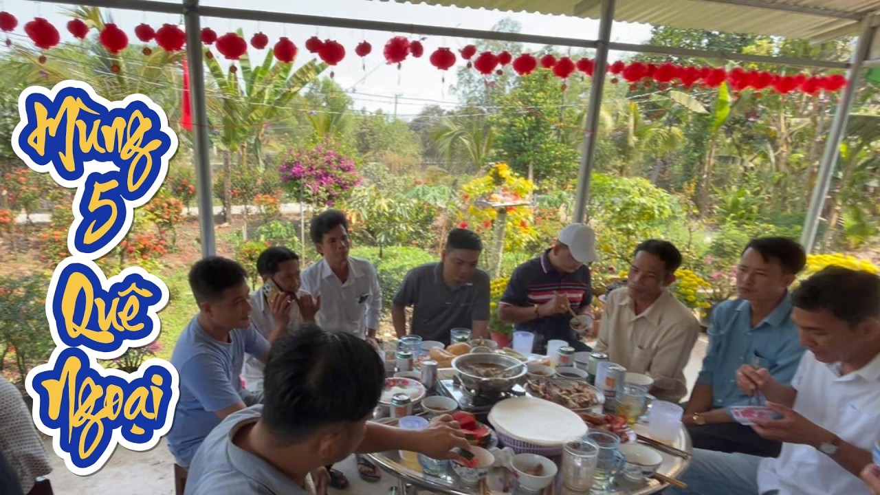 Mùng 5 Tết Quê Ngoại - Làm Vài Món Đồng Quê Cùng Gia Đình l Tiền Giang Quê Tôi.