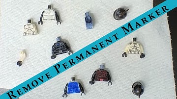 How to Remove Sharpie (Permanent Marker) From Lego Mini-Figures!