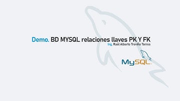 BASE DE DATOS MYSQL - USANDO PK / (PRIMARY KEY) Y FK (FOREIGN KEY)