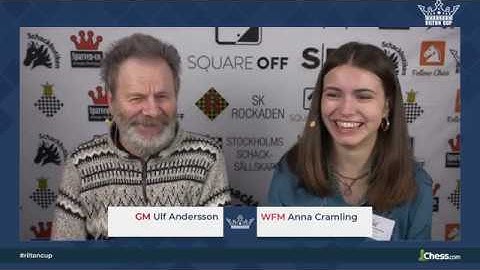 Round 5 of Rilton Cup 2019/2020 with GM Ulf Andersson and WFM Anna Cramling