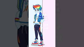 genderbend edit / MLP Equestria girls/ MLP edit/ art is not mine ❤️