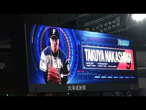 160329 ファイターズ 中島卓也 バッティング登場映像