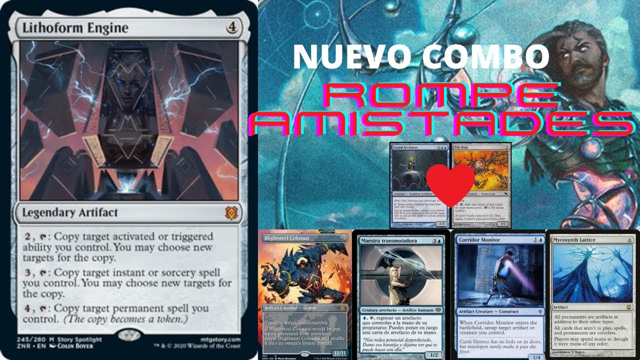 Lithoform Engine. En commander está mamadísimo
