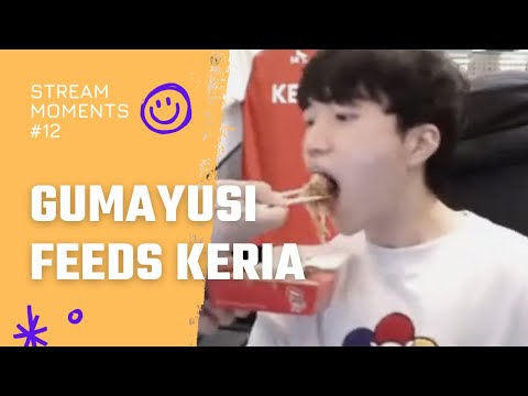Gumayusi feeds Keria