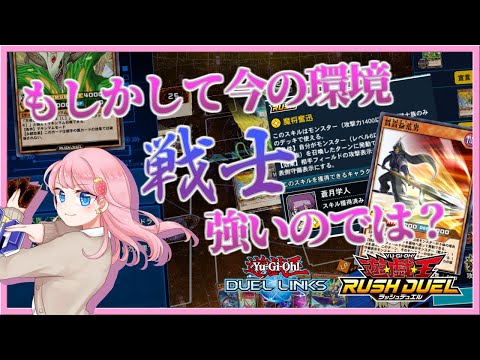 【ラッシュデュエル】実は戦士って今やれる子なのでは・・・？【デュエルリンクス】