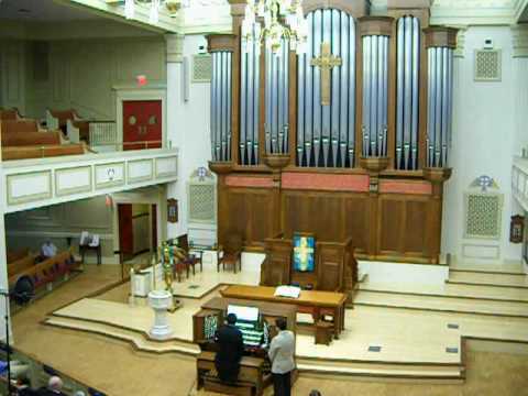 Hugo Distler Partita (PART 1) on AESchlueter organ by Josiah Armes, Organist