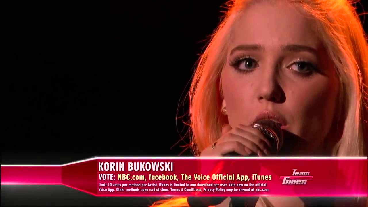 The Voice 2015 Korin Bukowski Top 11 'Only Hope' - YouTube