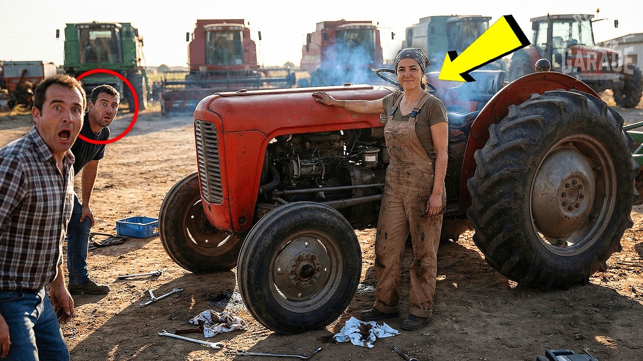 “¡LLÉVATE ESE TRACTOR CHATARRA!” — SE RIERON… HASTA QUE ELLA LO ARRANCÓ
