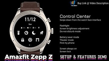 Amazfit Zepp Z - Setup & Features Demo ( Buy Links @ Video Description ) GTR 2 GTR2 GTS 2 GTS2