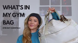 What's in my gym bag + beginner gym accessories