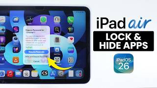 Cara Mengunci dan Menyembunyikan Aplikasi di iPad Air M4 - Privasi Aplikasi (iPadOS 26) screenshot 4