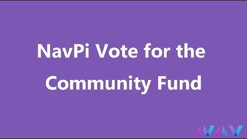 NavPi Vote for the Nav Coin Community Fund