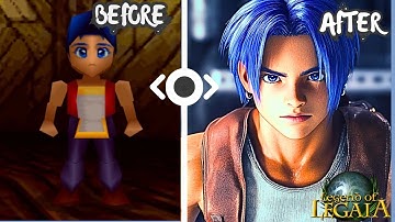 Stunning AI Remake of Legend of Legaia Characters: Before vs After