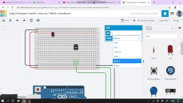 (SESLİ )tinkercad ile tmp36 sicaklik kontrol sistemi tasarla ve arduinoya yükle