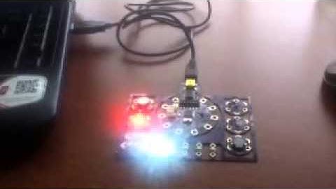 Example1_Programming the lilypad Arduino with Modkit