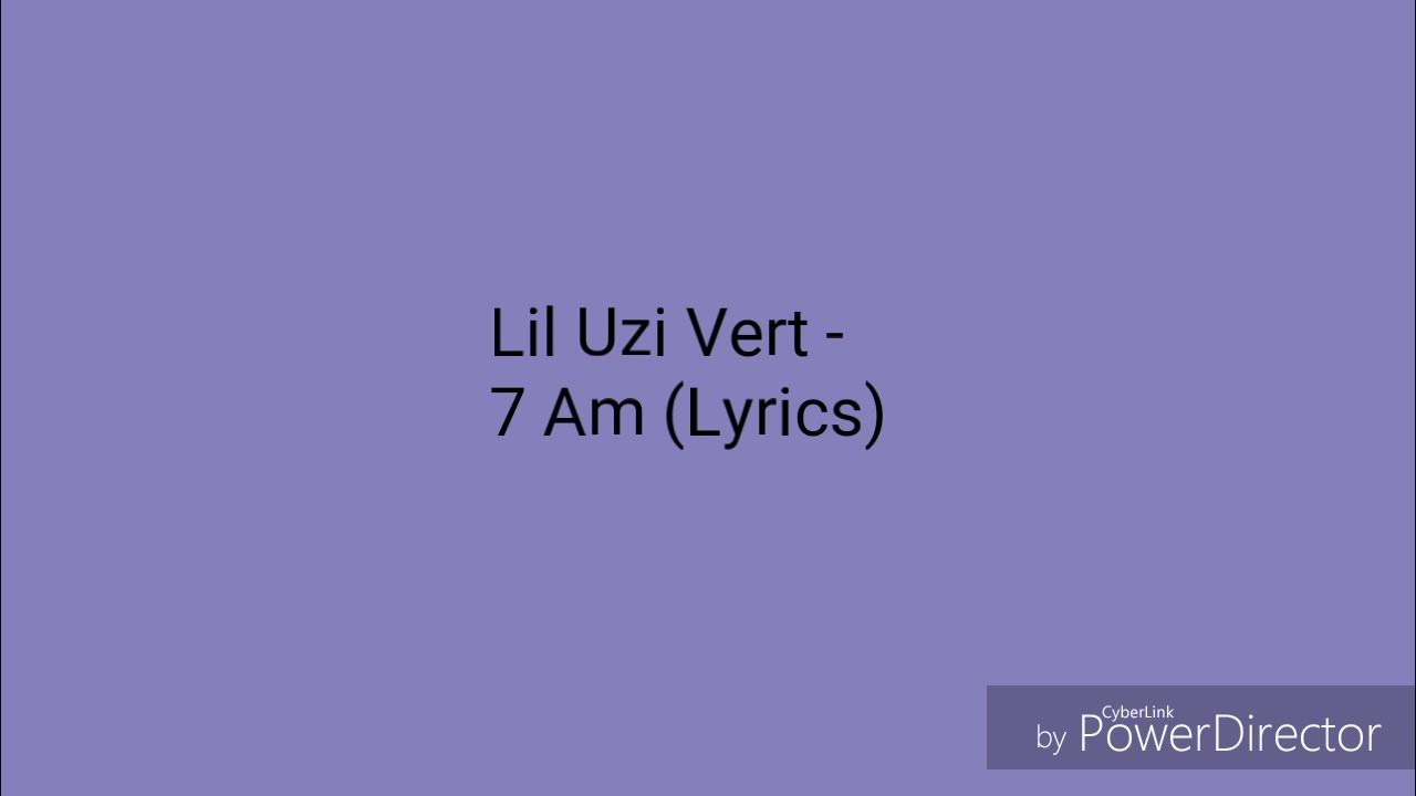 Lil uzi текста