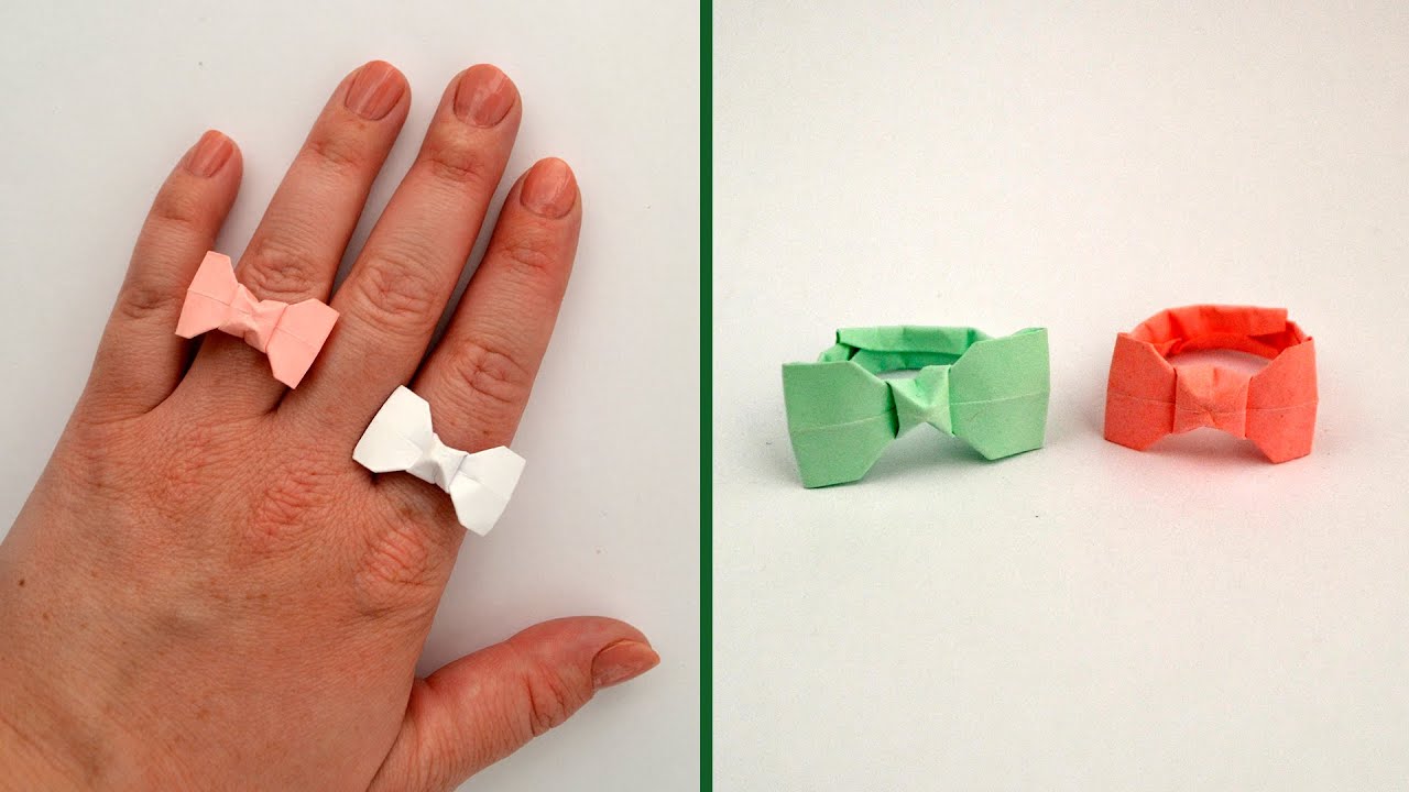 How to Make Paper Flower Ring Easy Tutorial - Kids Art & Craft