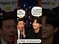 Suga Explains Agust D on The Tonight Show 😱 | BTS Rare Moment 2025 💜 #shorts #suga #show