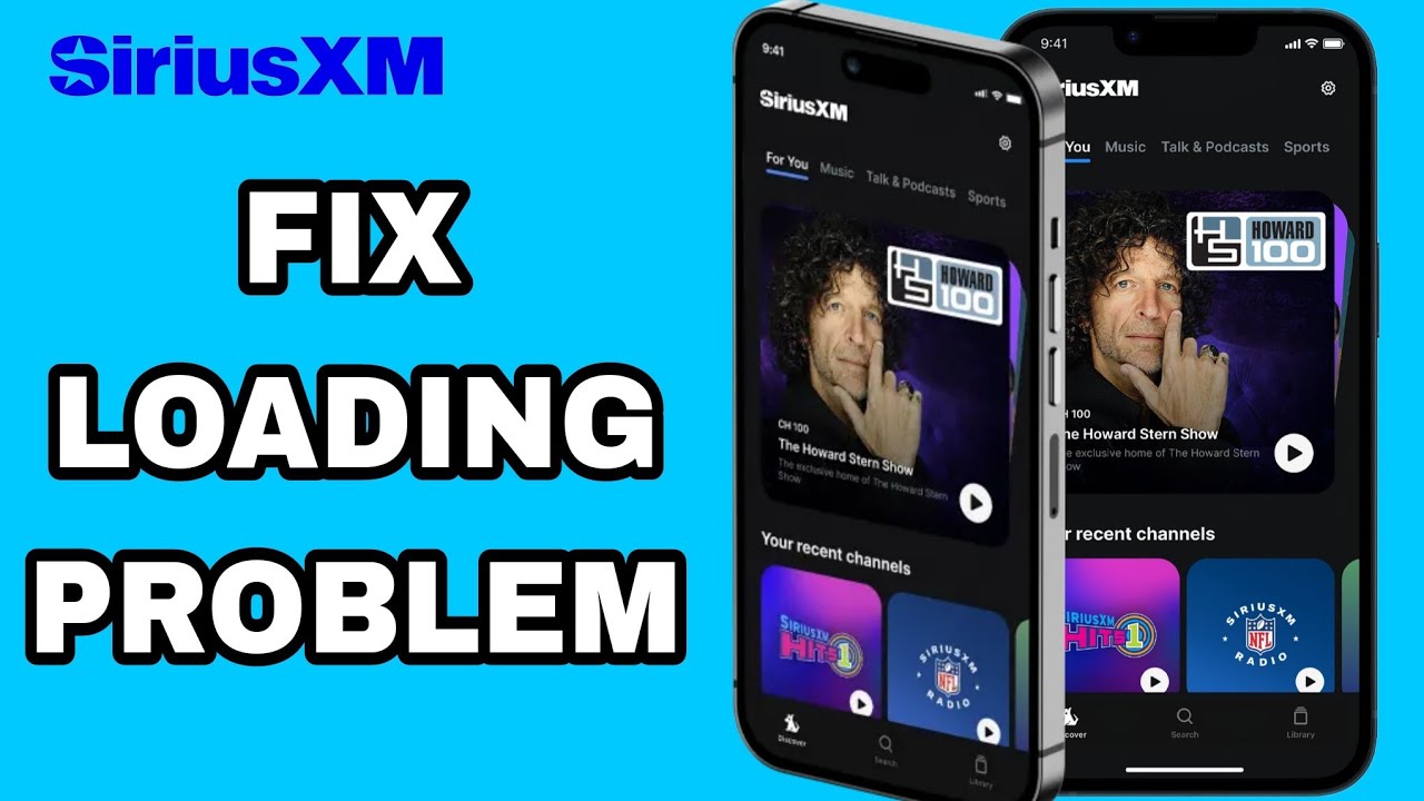 How To Fix And Solve Loading Problem On SiriusXM App | Final Solution ...